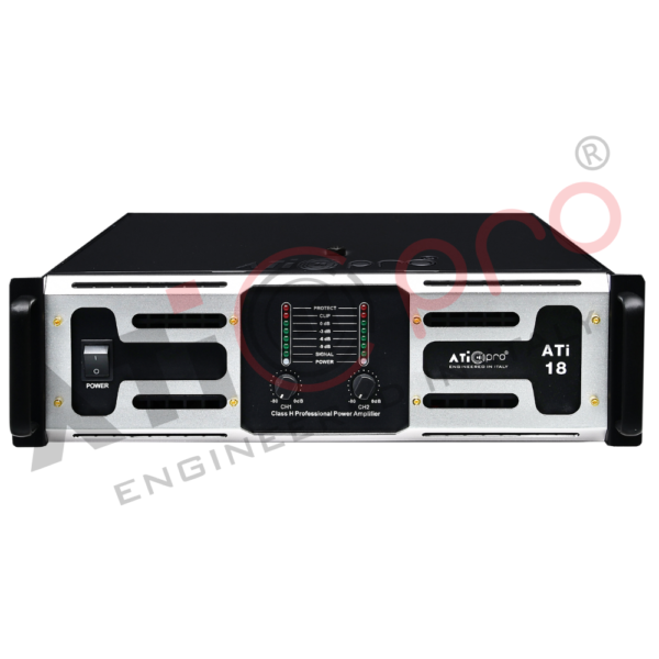 2 Channel Power Amplifier 4600 Watts (2ohm) Model ATI 18+